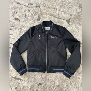 Coach City Skyline Bomber Jacket, Size XS.